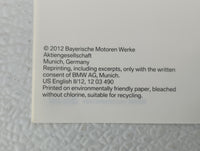 2012 Bmw 320i Owners Manual Book Guide OEM Used Auto Parts - Oemusedautoparts1.com