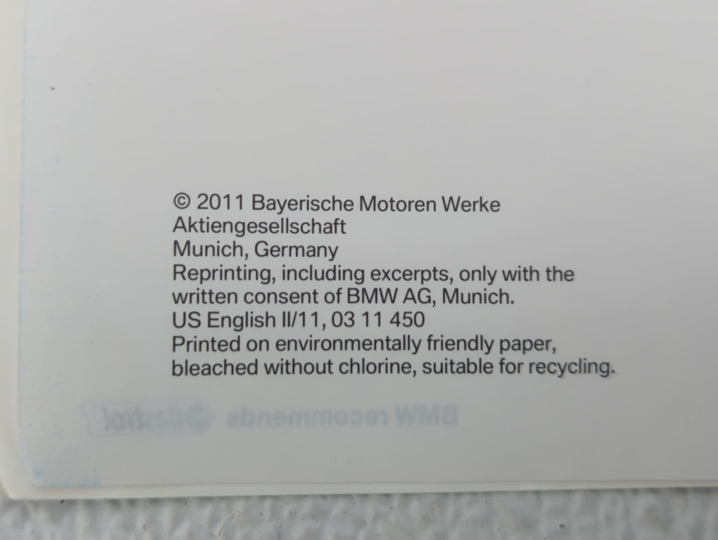 2012 Bmw 323i Owners Manual Book Guide OEM Used Auto Parts - Oemusedautoparts1.com