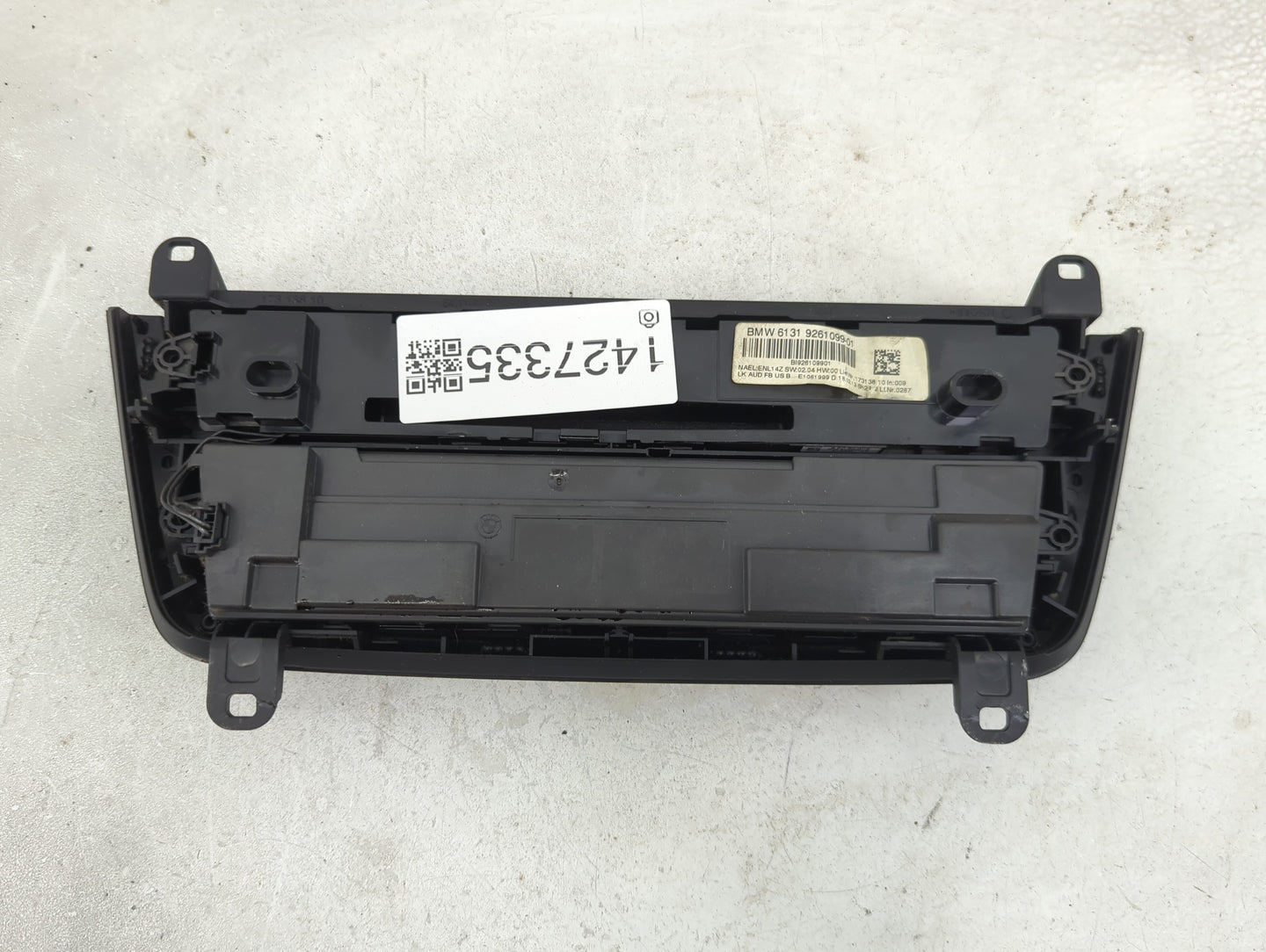 2012-2014 Bmw 328 Climate Control Module Temperature AC/Heater Replacement P/N:9261099-01 Fits Fits 2012 2013 2014 OEM Used 