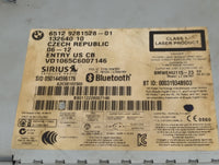 2012 Bmw 328 Radio AM FM Cd Player Receiver Replacement P/N:6512 9281528-01 9281528-01, BMWEHU115-23, A2C38102500, Y7OL7ENTR