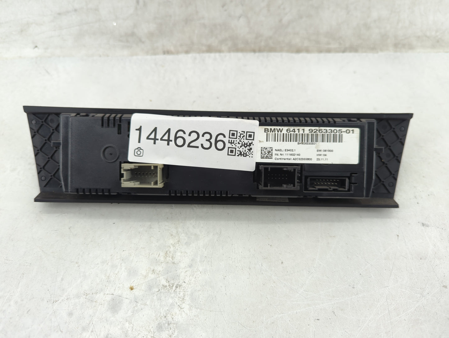 2011-2013 Bmw 328 Climate Control Module Temperature AC/Heater Replacement P/N:64119263305-01 A2C32355800 Fits Fits 2011 201