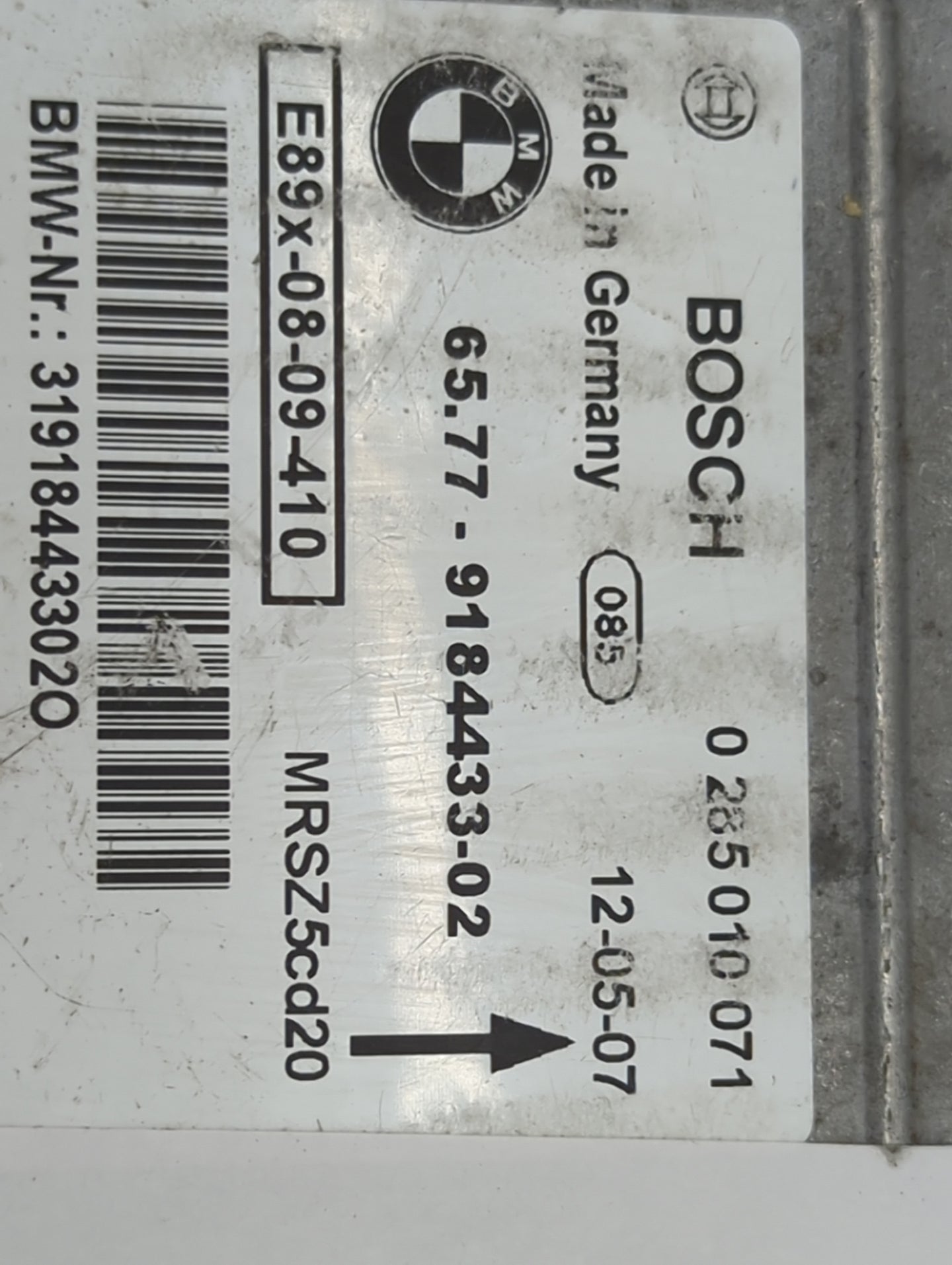 Bmw 328 Safety Restraint Srs Airbag Control Module 1448840 - Oemusedautoparts1.com