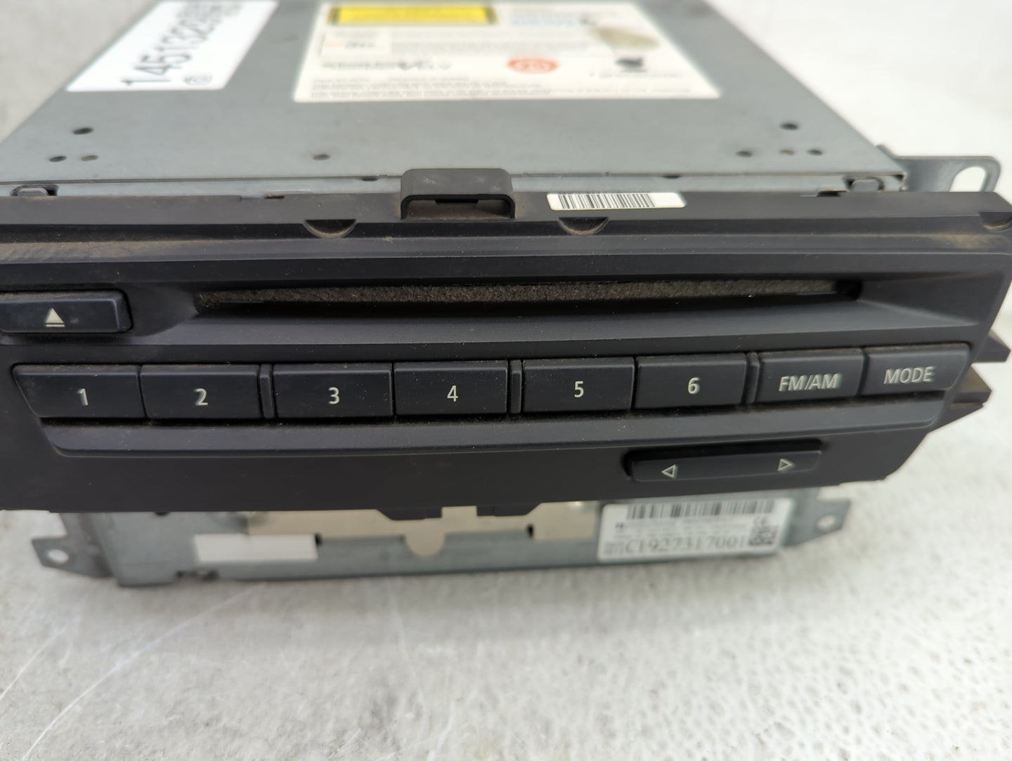 2012 Bmw 328 Radio AM FM Cd Player Receiver Replacement P/N:9583074B2051817 CI9273170010 Fits OEM Used Auto Parts - Oemuseda