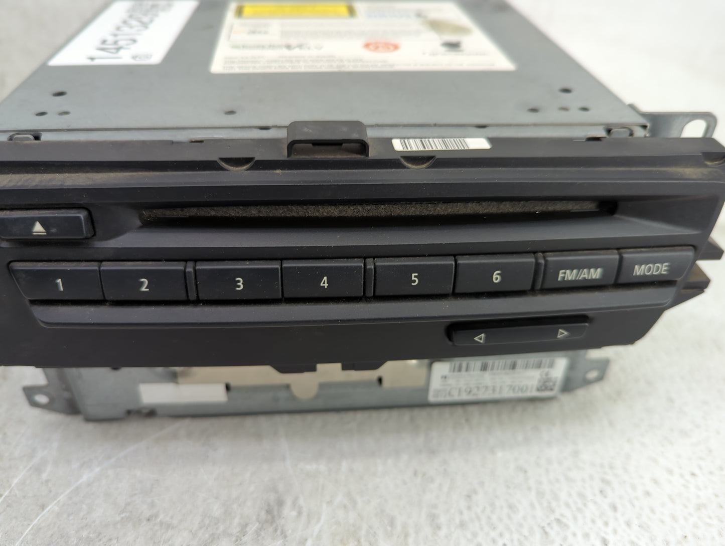 2012 Bmw 328 Radio AM FM Cd Player Receiver Replacement P/N:9583074B2051817 CI9273170010 Fits OEM Used Auto Parts - Oemuseda