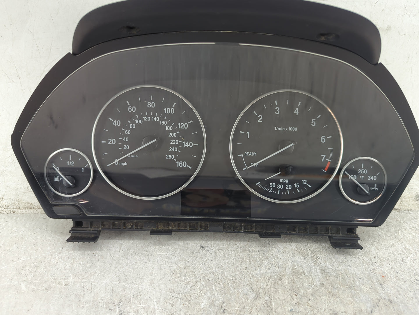 2012-2016 Bmw 328i Instrument Cluster Speedometer Gauges P/N:9232894 9283341-01 Miles: Fits OEM Used Auto Parts - Oemusedaut