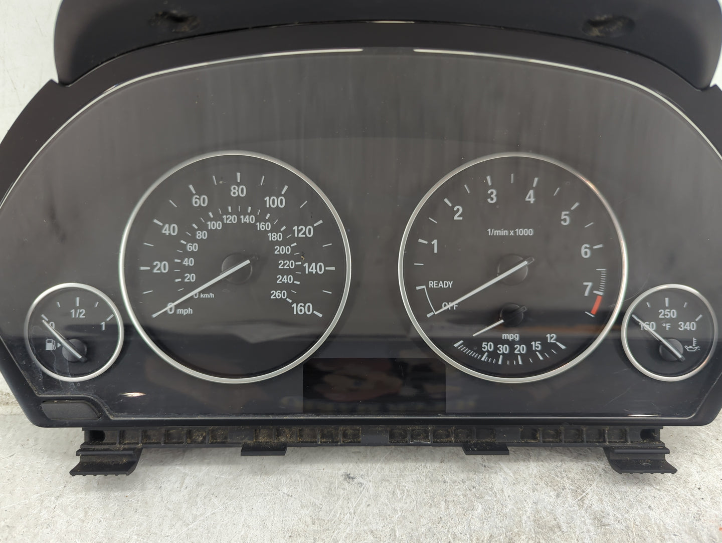 2012-2016 Bmw 328i Instrument Cluster Speedometer Gauges P/N:9232894 9283341-01 Miles: Fits OEM Used Auto Parts - Oemusedaut
