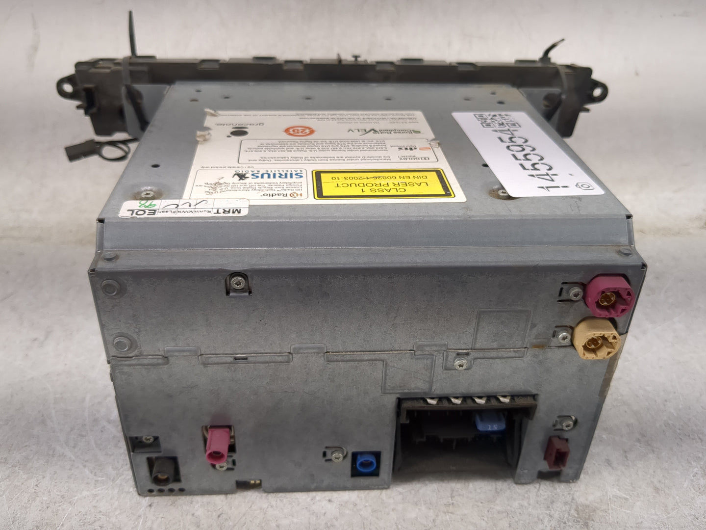 2012-2013 Bmw 328i Radio AM FM Cd Player Receiver Replacement P/N:9286466 7534/1983490 Fits Fits 2012 2013 OEM Used Auto Par