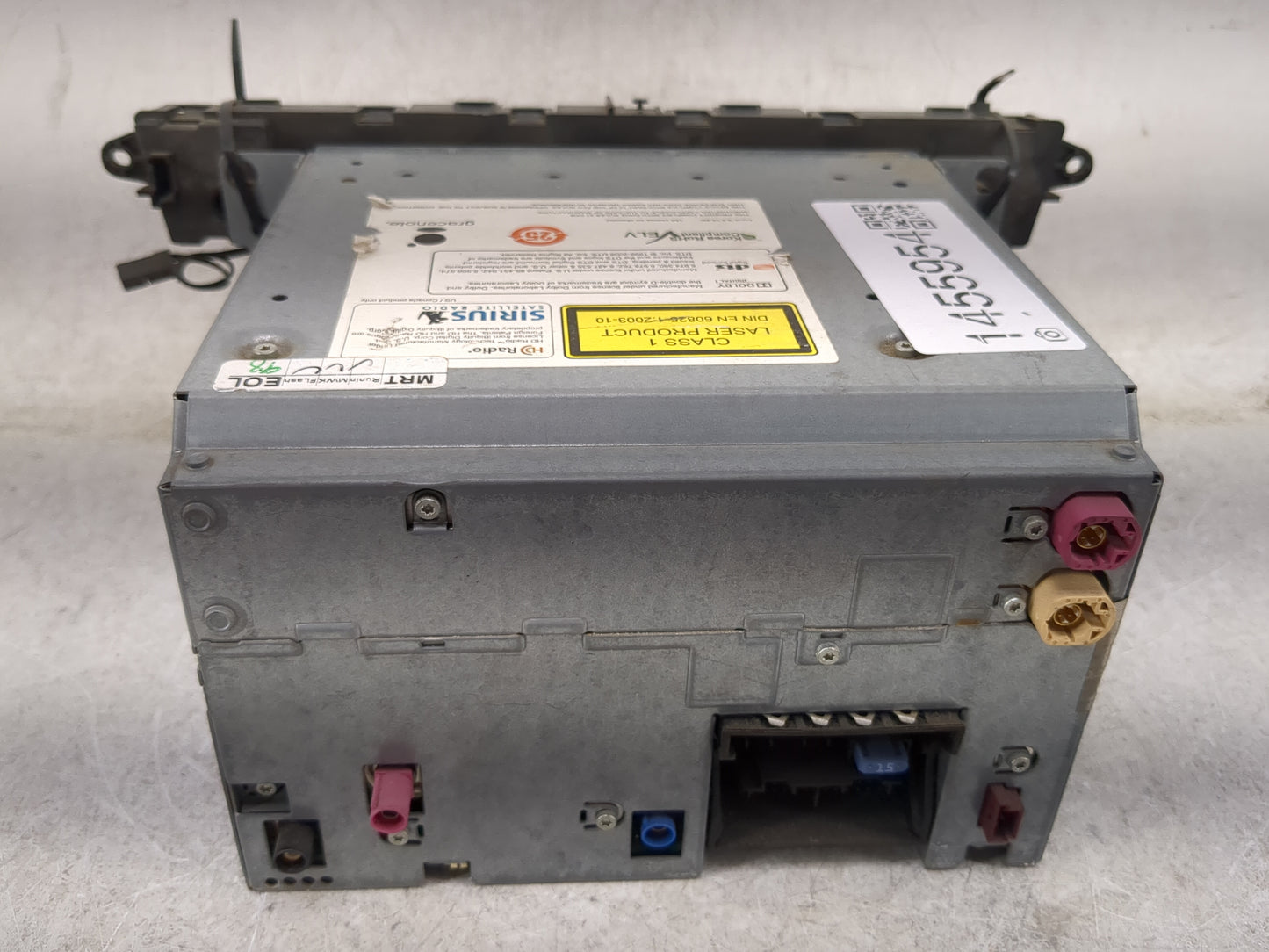 2012-2013 Bmw 328i Radio AM FM Cd Player Receiver Replacement P/N:9286466 7534/1983490 Fits Fits 2012 2013 OEM Used Auto Par