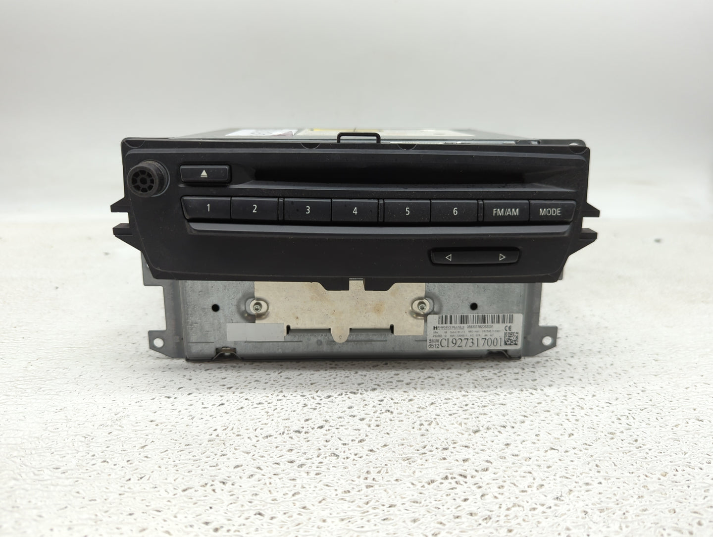 2010-2013 Bmw 328i Radio AM FM Cd Player Receiver Replacement P/N:9583075B2063051 CI927317001 Fits OEM Used Auto Parts - Oem