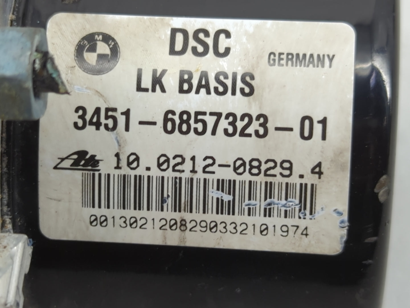 2012-2013 Bmw 328i ABS Pump Control Module Replacement P/N:3451-6857323-01 10.0212-0829.4, 10.0962-0824.3 Fits Fits 2012 201