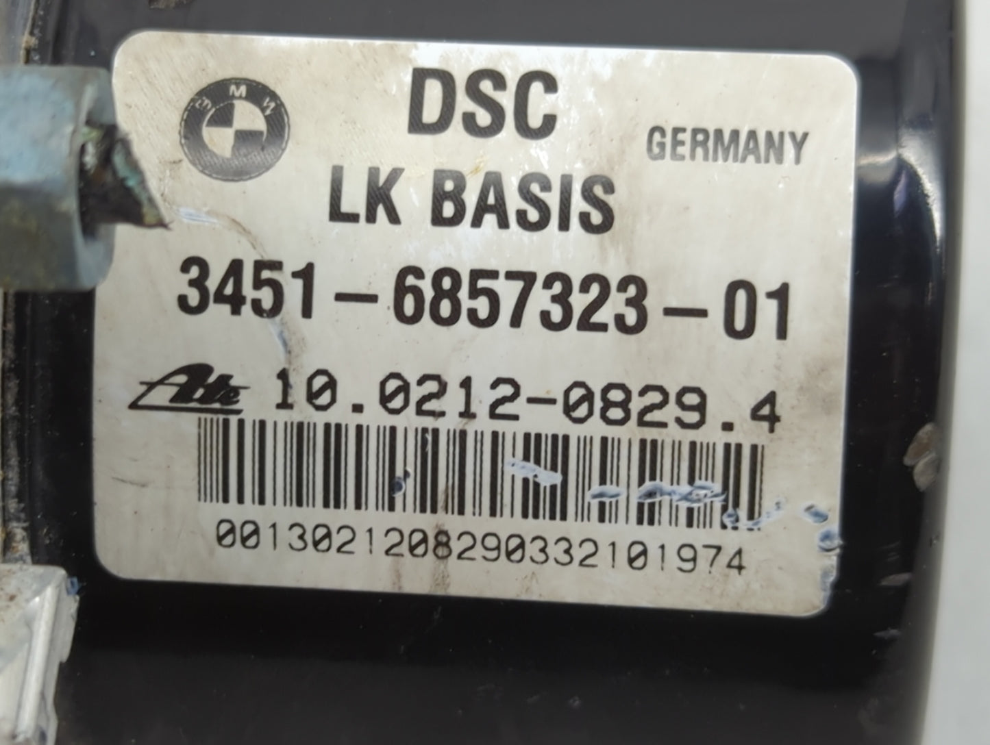 2012-2013 Bmw 328i ABS Pump Control Module Replacement P/N:3451-6857323-01 10.0212-0829.4, 10.0962-0824.3 Fits Fits 2012 201