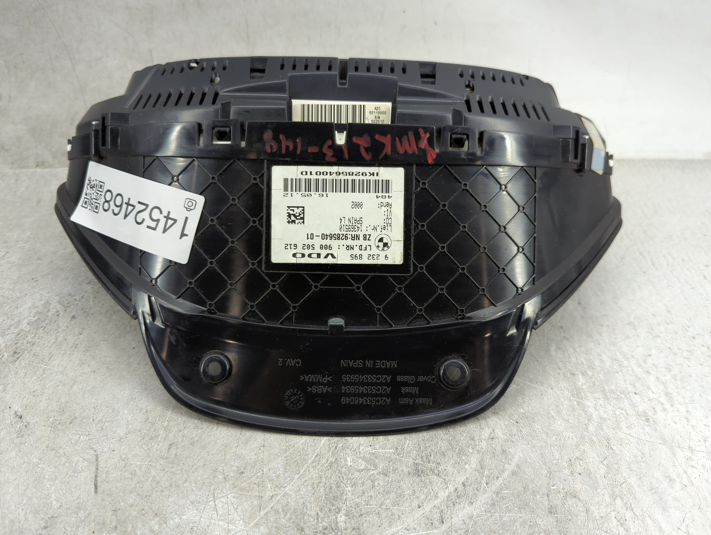 2012-2016 Bmw 328i Instrument Cluster Speedometer Gauges P/N:9 232 895 Miles: Fits OEM Used Auto Parts - Oemusedautoparts1.c
