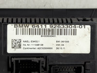 2011-2013 Bmw 328i Climate Control Module Temperature AC/Heater Replacement P/N:9263304-01 Fits Fits 2011 2012 2013 OEM Used