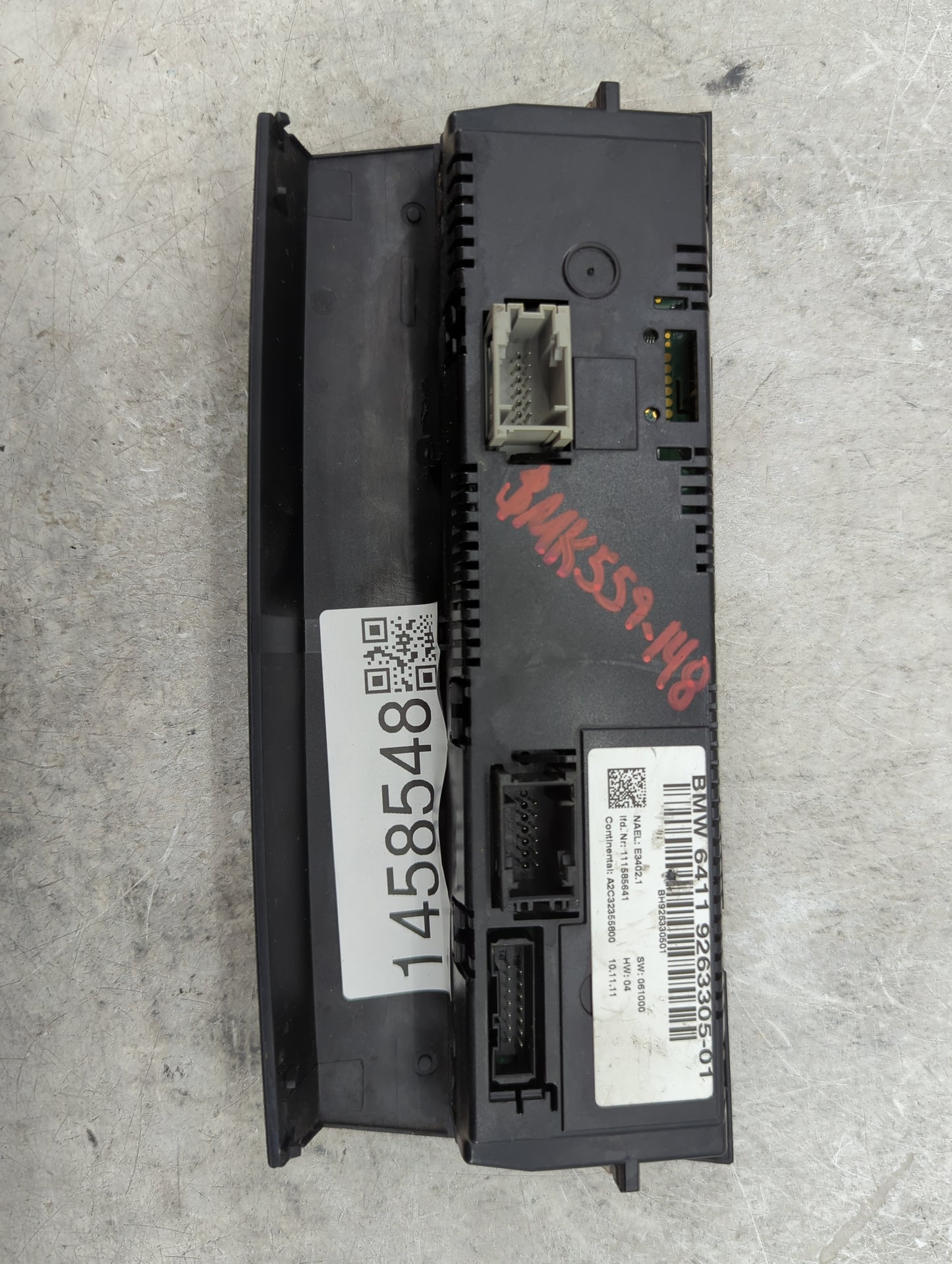 2011-2013 Bmw 328i Climate Control Module Temperature AC/Heater Replacement Fits Fits 2011 2012 2013 OEM Used Auto Parts - O