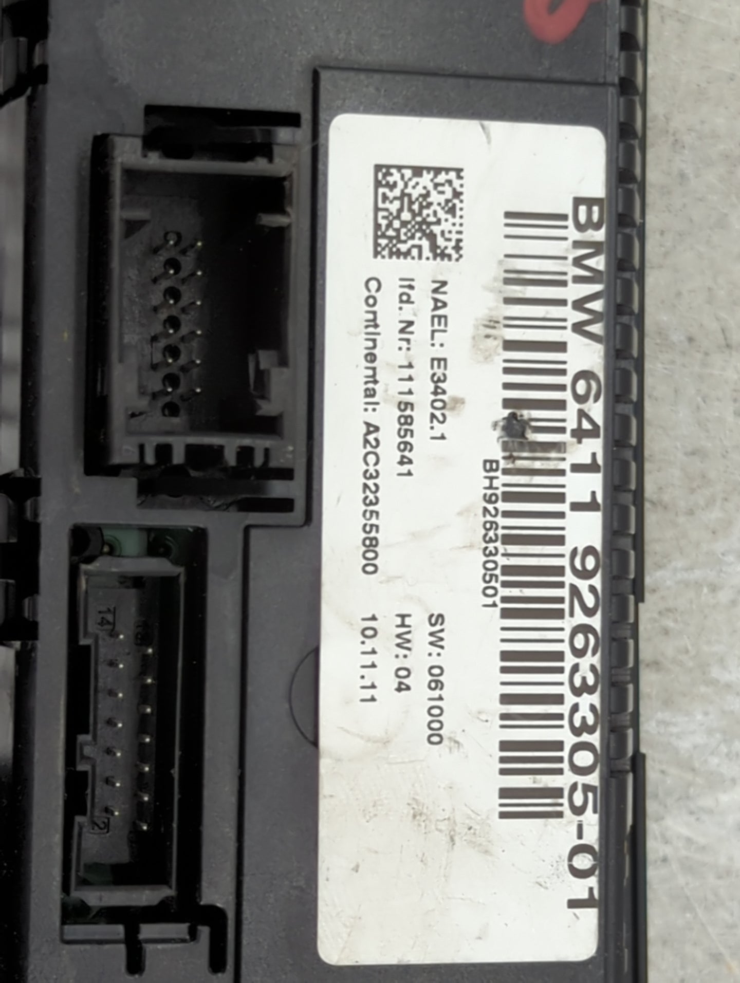 2011-2013 Bmw 328i Climate Control Module Temperature AC/Heater Replacement Fits Fits 2011 2012 2013 OEM Used Auto Parts - O