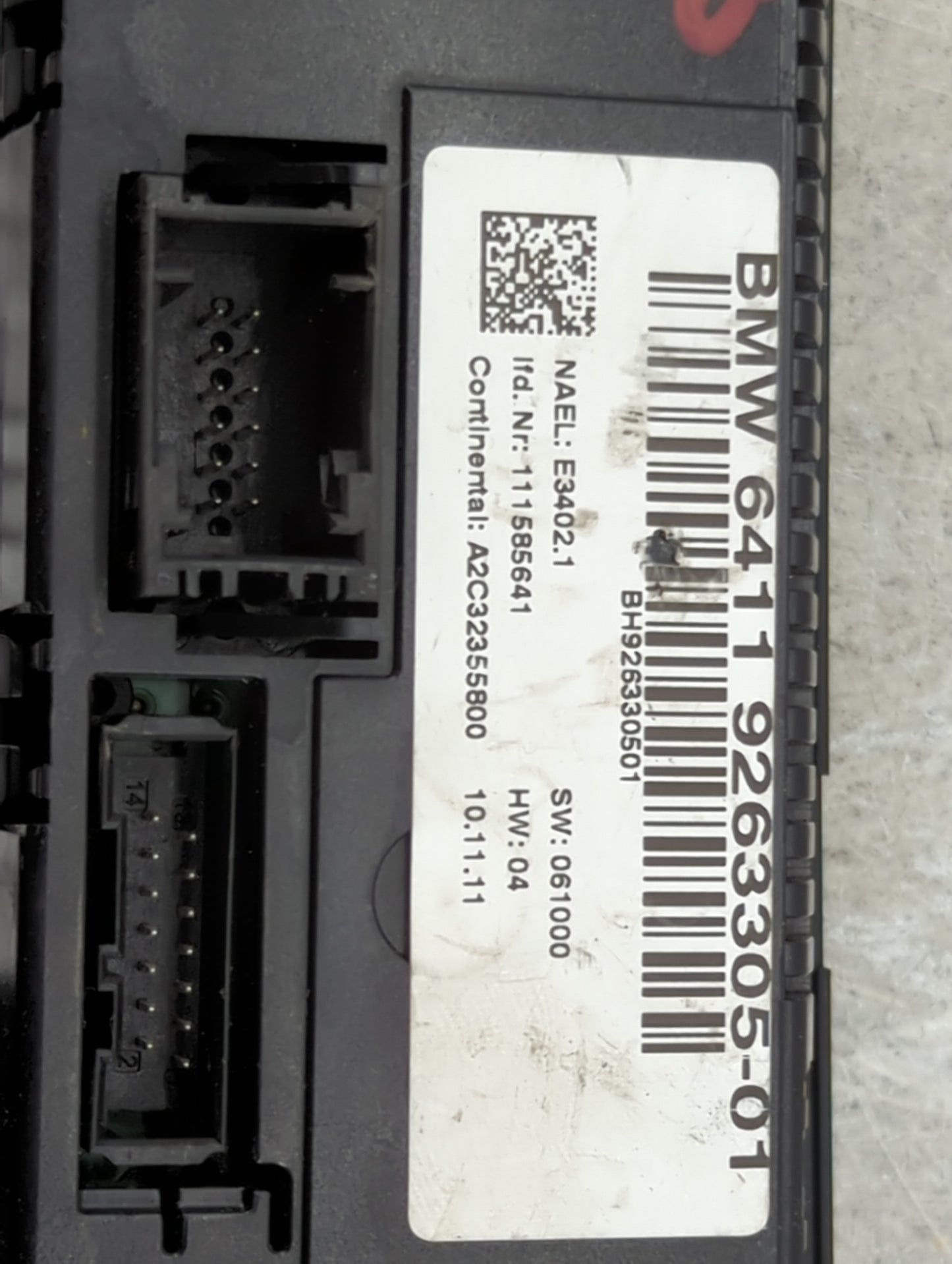 2011-2013 Bmw 328i Climate Control Module Temperature AC/Heater Replacement Fits Fits 2011 2012 2013 OEM Used Auto Parts - O