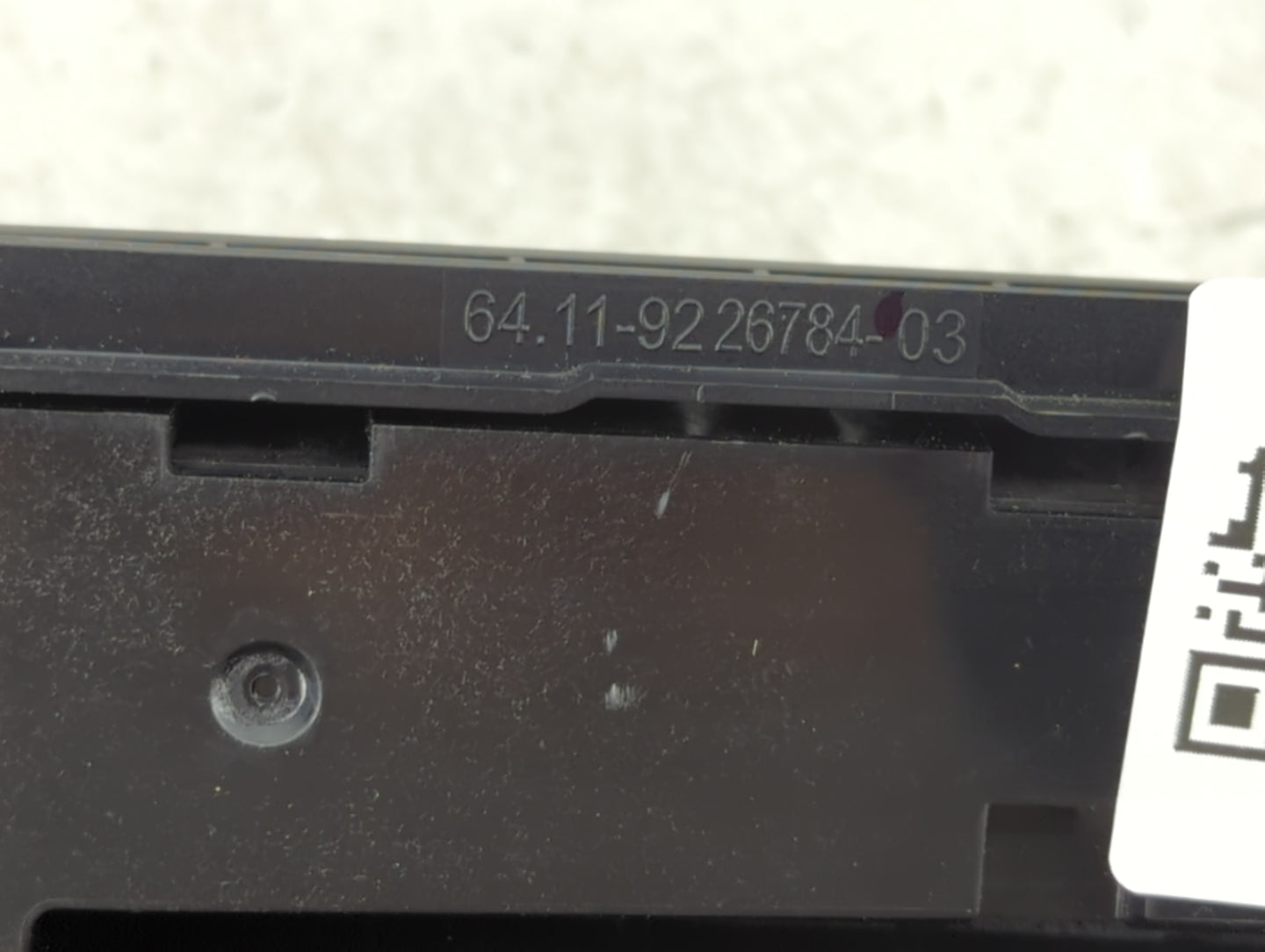 2012-2015 Bmw 328i Climate Control Module Temperature AC/Heater Replacement Fits Fits 2012 2013 2014 2015 OEM Used Auto Part