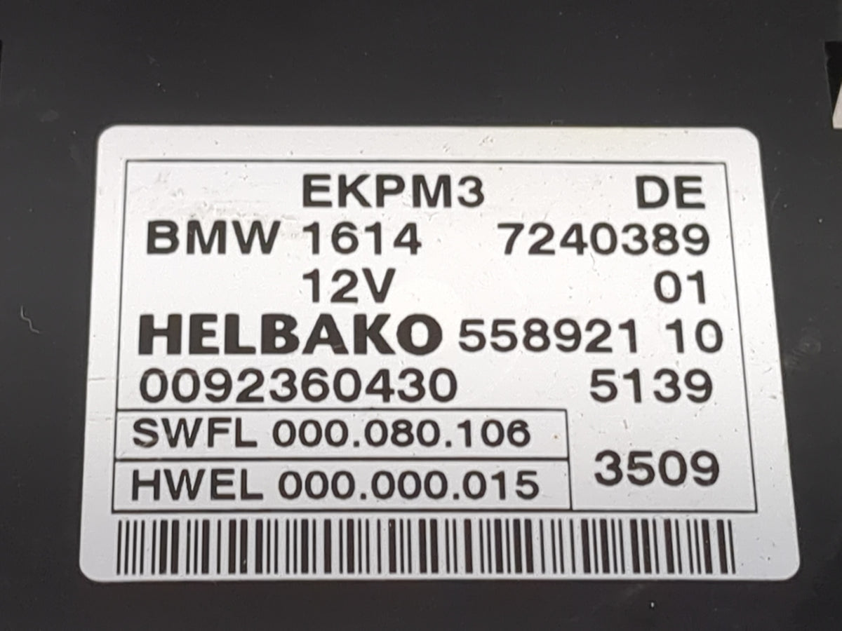 2012 Bmw 328i Fuel Pump Control Module 7240389|0092360430|55892110 - Oemusedautoparts1.com