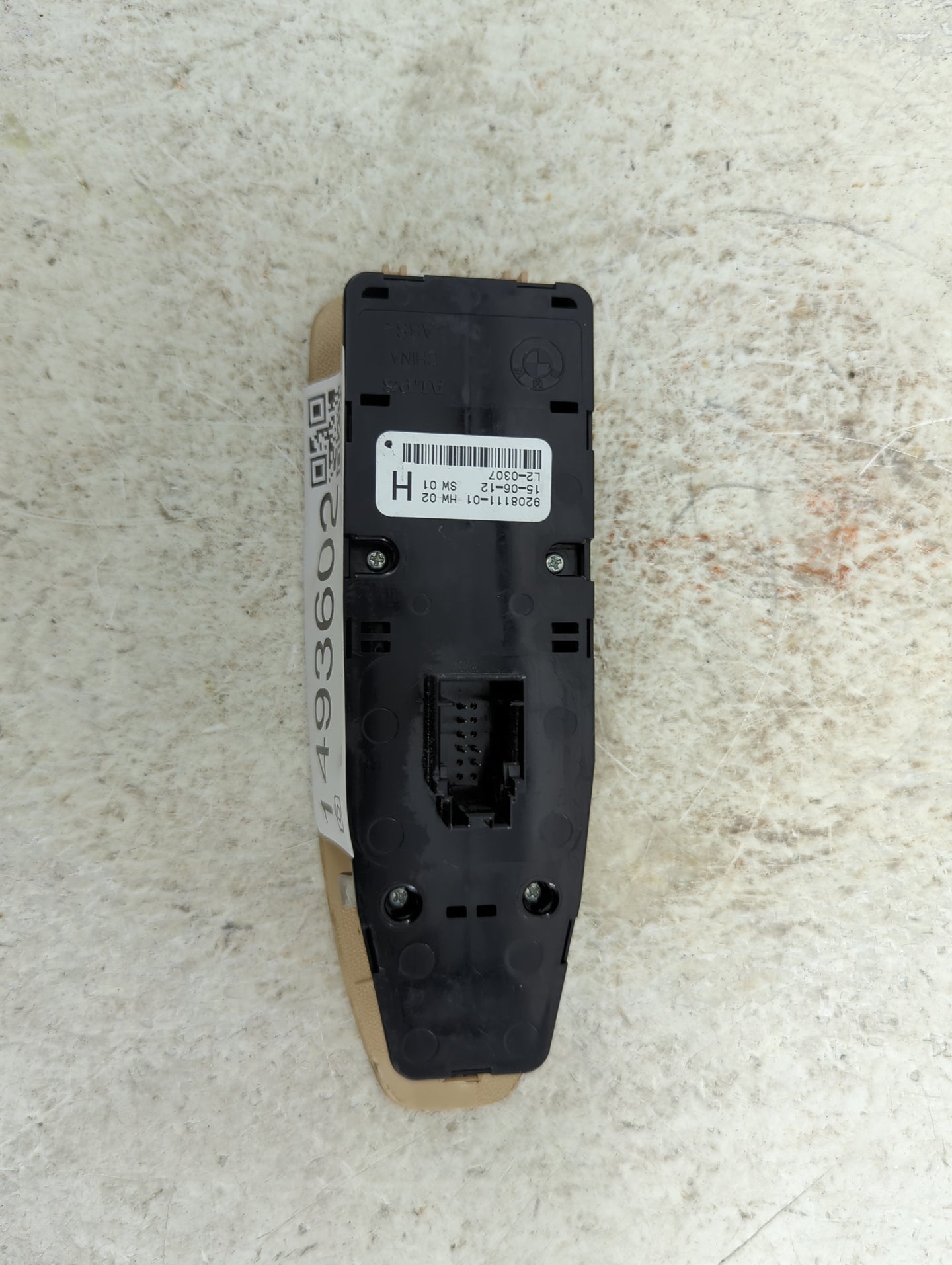 2012-2016 Bmw 328i Master Power Window Switch Replacement Driver Side Left P/N:9208111-01 Fits OEM Used Auto Parts - Oemused