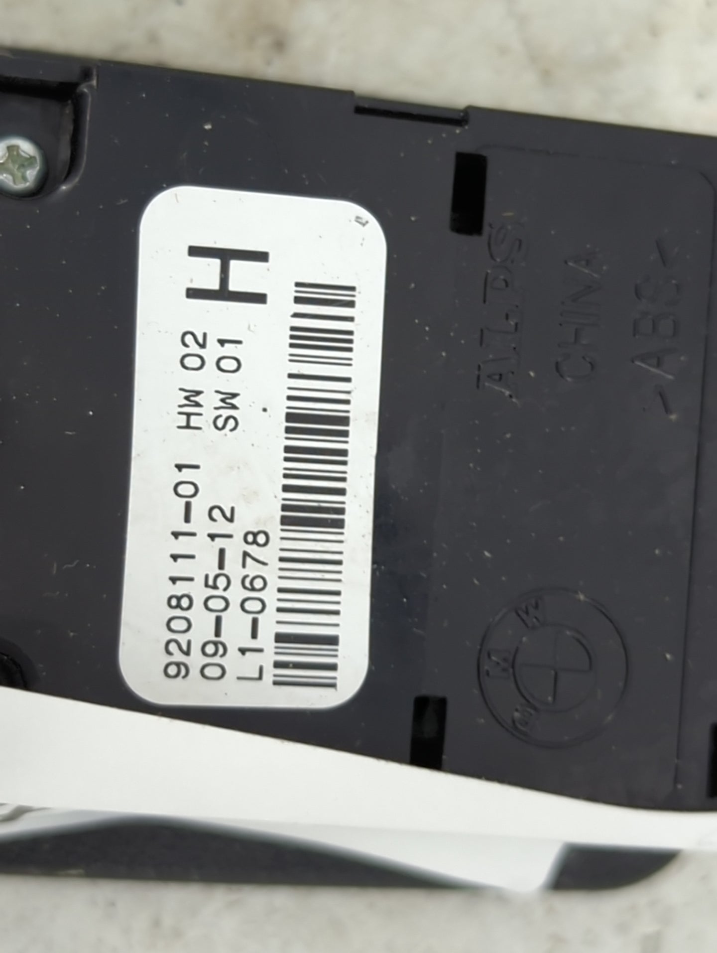 2012-2016 Bmw 328i Master Power Window Switch Replacement Driver Side Left P/N:9208111-01 Fits OEM Used Auto Parts - Oemused