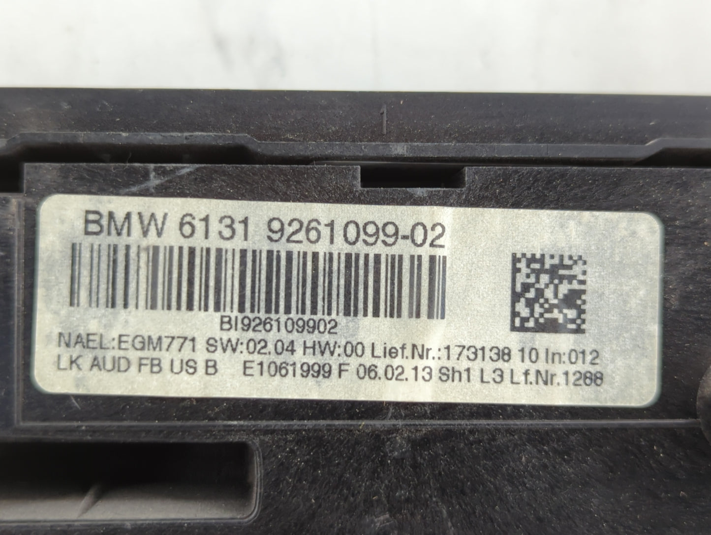 2012-2014 Bmw 328i Climate Control Module Temperature AC/Heater Replacement P/N:6131 9261099-02 6411 9263302-01 Fits OEM Use