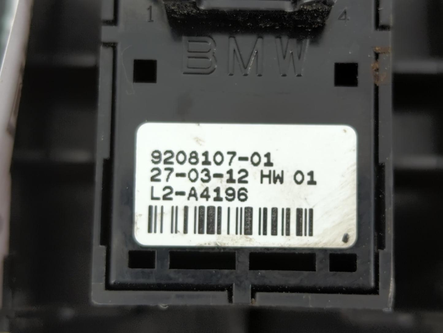 2012 Bmw 328i Passenger Right Power Window Switch 9208107-01 - Oemusedautoparts1.com
