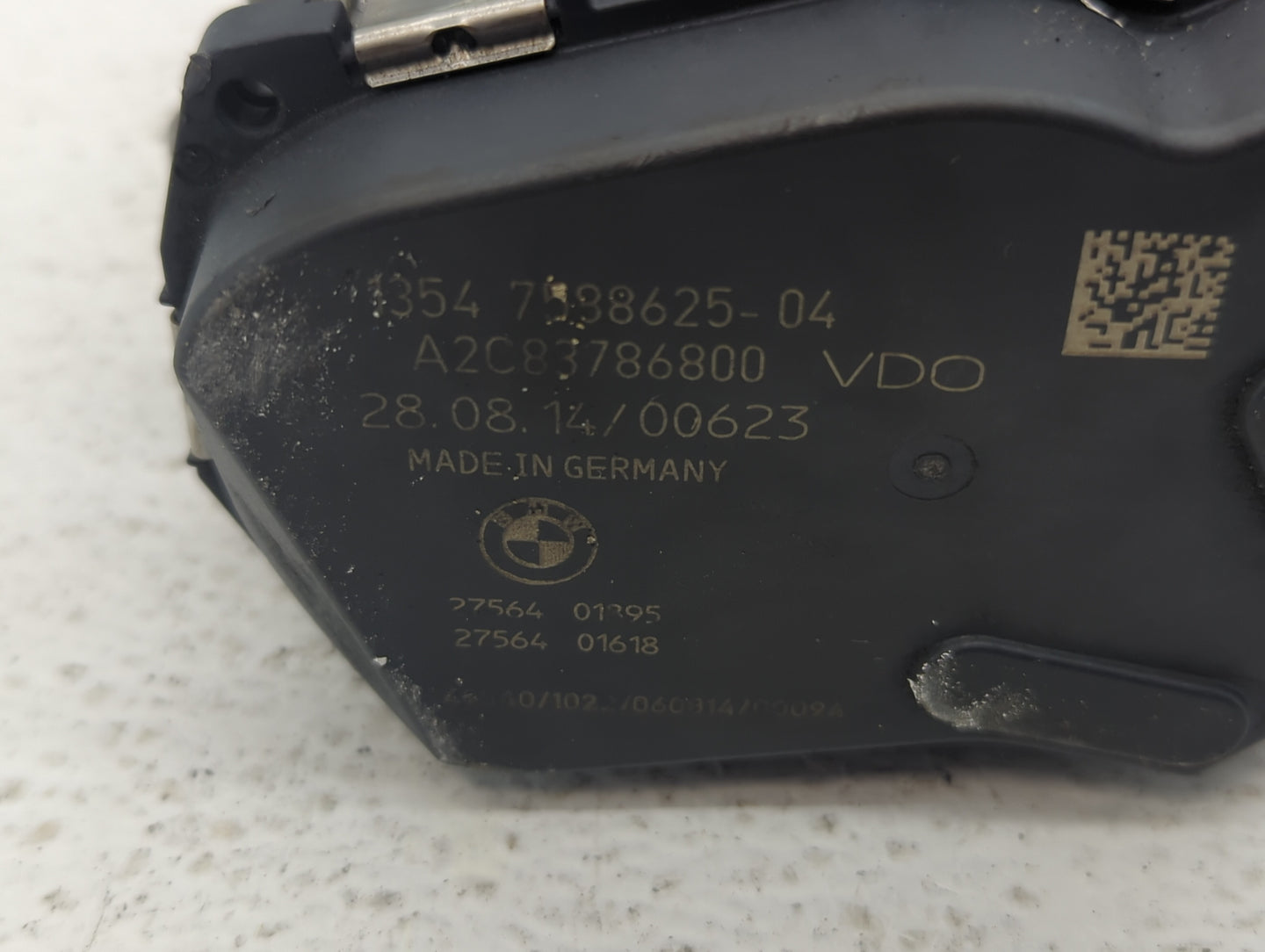 2012-2016 Bmw 328i Throttle Body P/N:1354 7588625-04 1354 7588625-03 Fits Fits 2012 2013 2014 2015 2016 2017 2018 OEM Used A