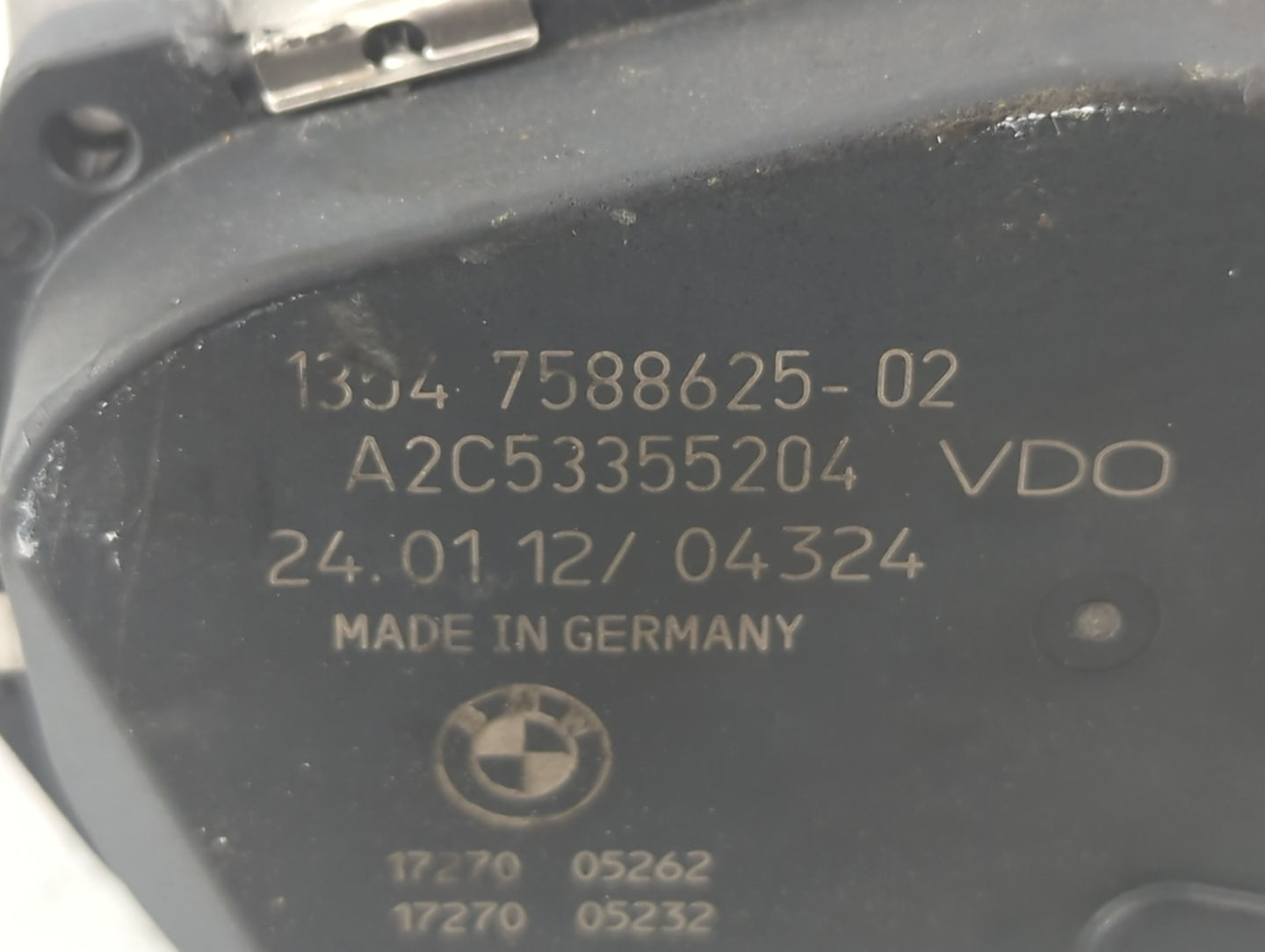 2012-2016 Bmw 328i Throttle Body P/N:A2C53355204 1354 7588625-02 Fits Fits 2012 2013 2014 2015 2016 2017 2018 OEM Used Auto 