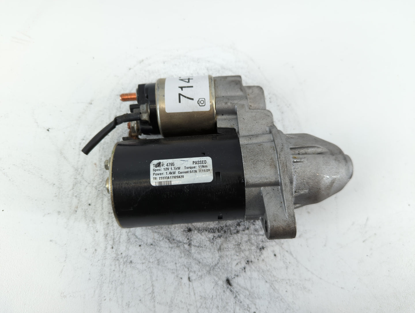 2011-2013 Bmw 328i Car Starter Motor Solenoid OEM Fits Fits 2011 2012 2013 2014 2015 2016 OEM Used Auto Parts - Oemusedautop