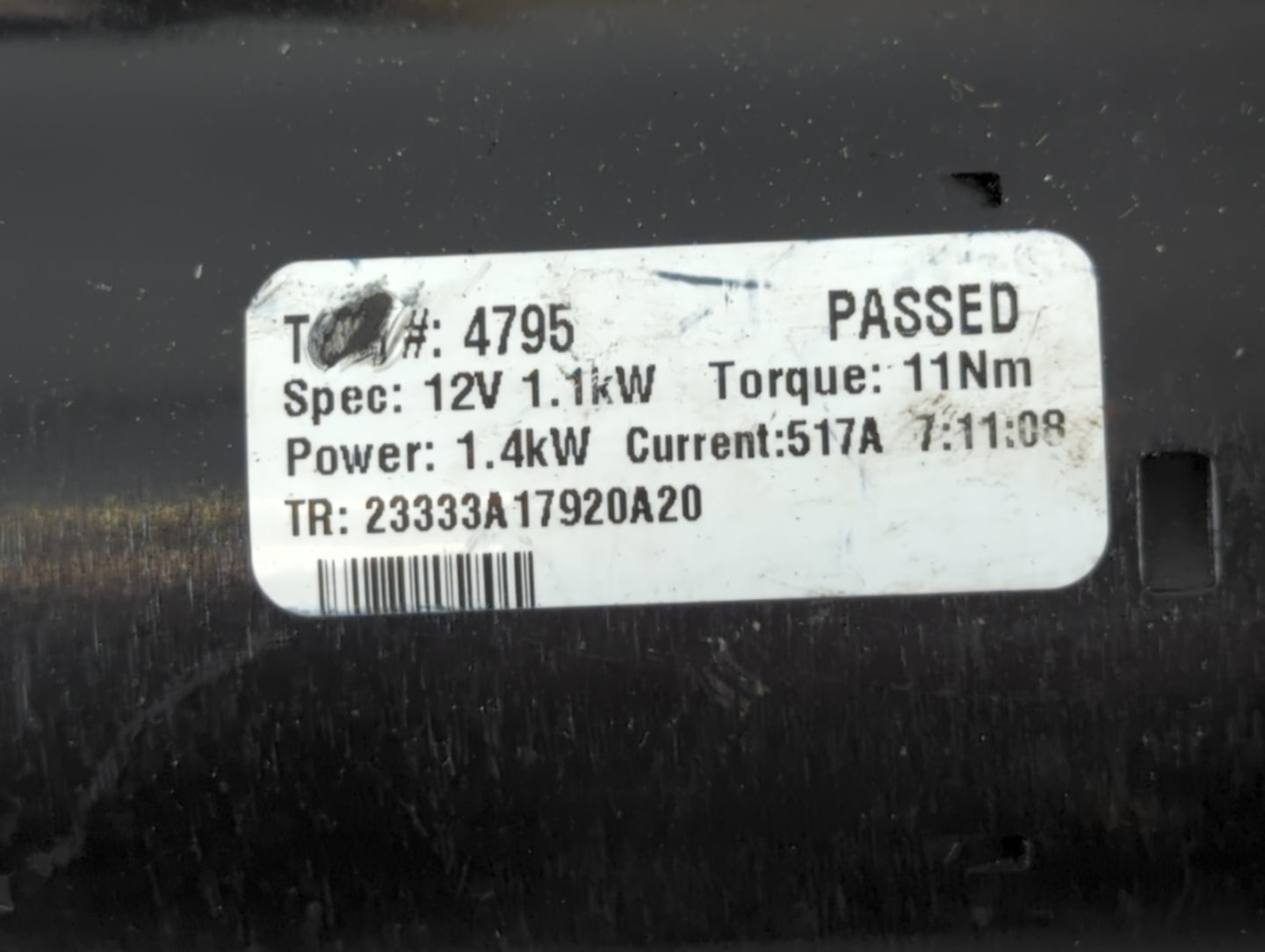 2011-2013 Bmw 328i Car Starter Motor Solenoid OEM Fits Fits 2011 2012 2013 2014 2015 2016 OEM Used Auto Parts - Oemusedautop