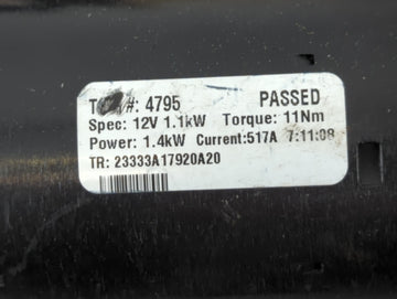 2011-2013 Bmw 328i Car Starter Motor Solenoid OEM Fits Fits 2011 2012 2013 2014 2015 2016 OEM Used Auto Parts
