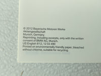 2012 Bmw 330i Owners Manual Book Guide OEM Used Auto Parts - Oemusedautoparts1.com