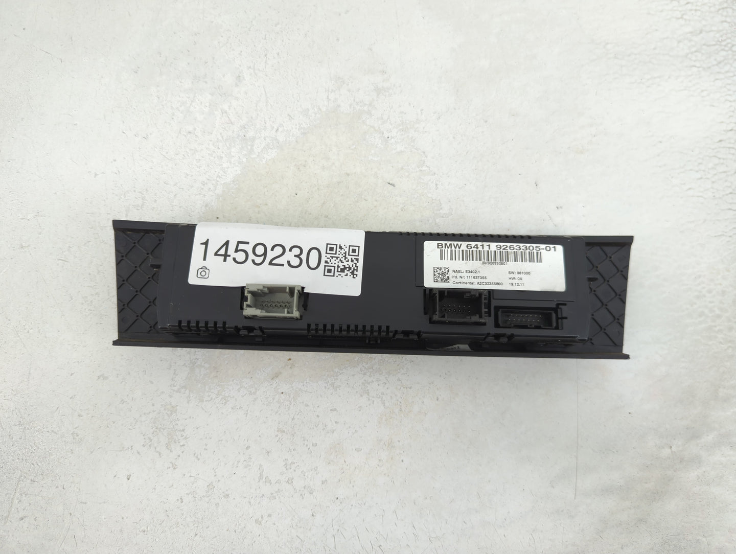 2011-2013 Bmw 335 Climate Control Module Temperature AC/Heater Replacement P/N:64119263305 A2C32355800 Fits Fits 2011 2012 2