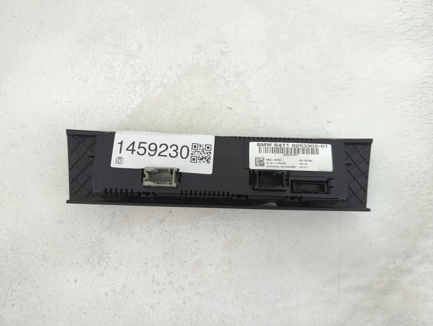 2011-2013 Bmw 335 Climate Control Module Temperature AC/Heater Replacement P/N:64119263305 A2C32355800 Fits Fits 2011 2012 2