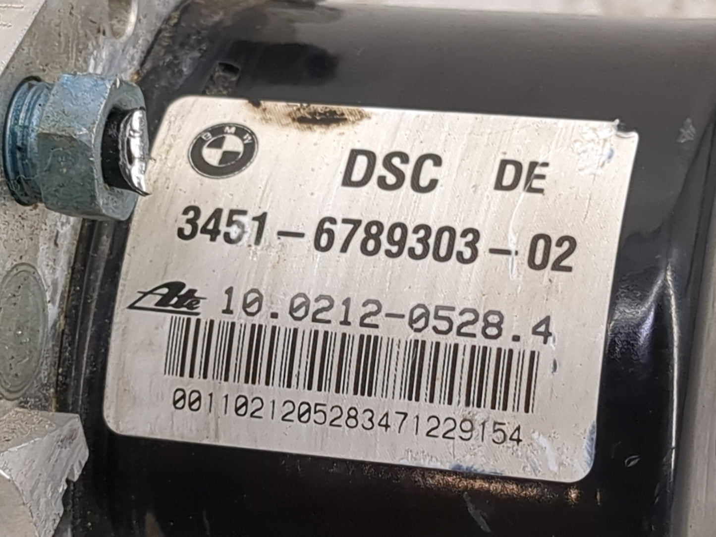 2009-2013 Bmw 335i ABS Pump Control Module Replacement P/N:3451-6789303-02 Fits Fits 2009 2010 2011 2012 2013 OEM Used Auto 