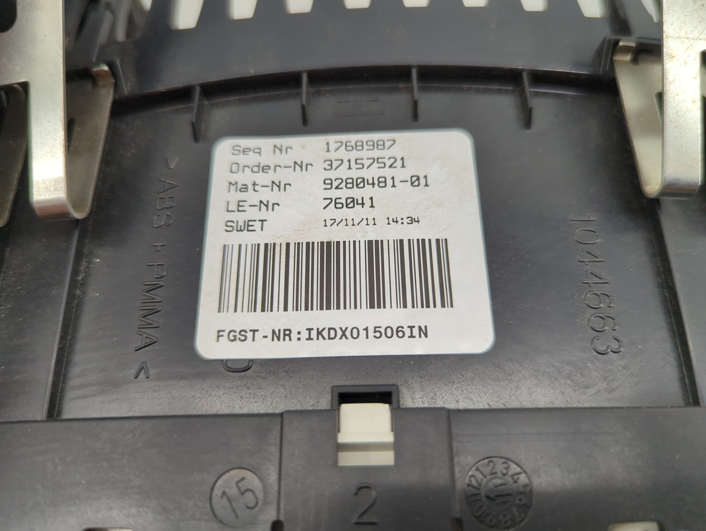2012-2013 Bmw 528 Instrument Cluster Speedometer Gauges P/N:9280481-01 Miles:127K Fits Fits 2011 2012 2013 OEM Used Auto Par