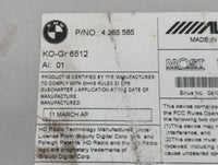 2011-2012 Bmw 528i Radio AM FM Cd Player Receiver Replacement P/N:4 266 585 Fits Fits 2011 2012 OEM Used Auto Parts - Oemuse