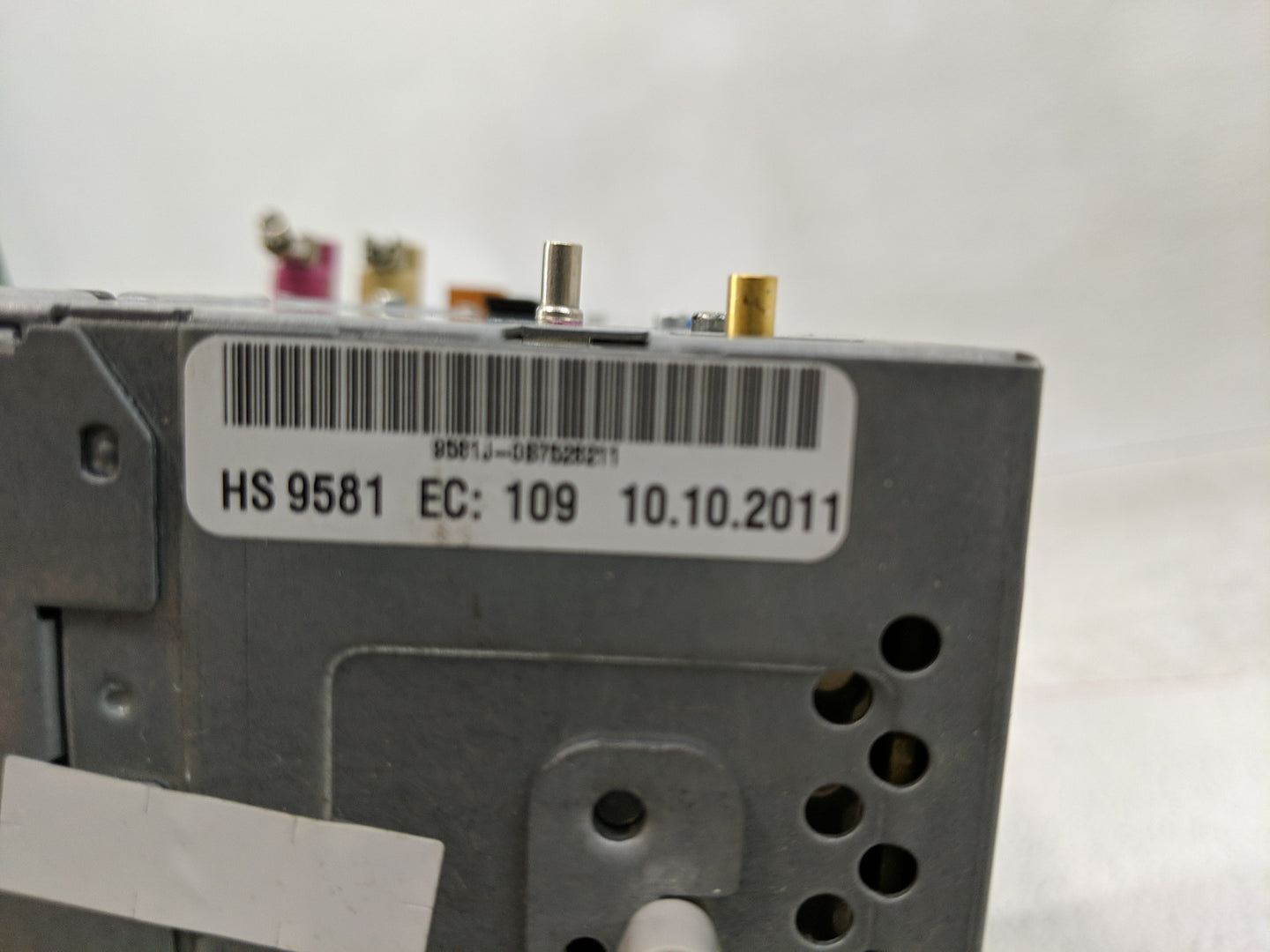 2011-2012 Bmw 528i Radio AM FM Cd Player Receiver Replacement P/N:9581J-0875262 Fits Fits 2011 2012 OEM Used Auto Parts - Oe