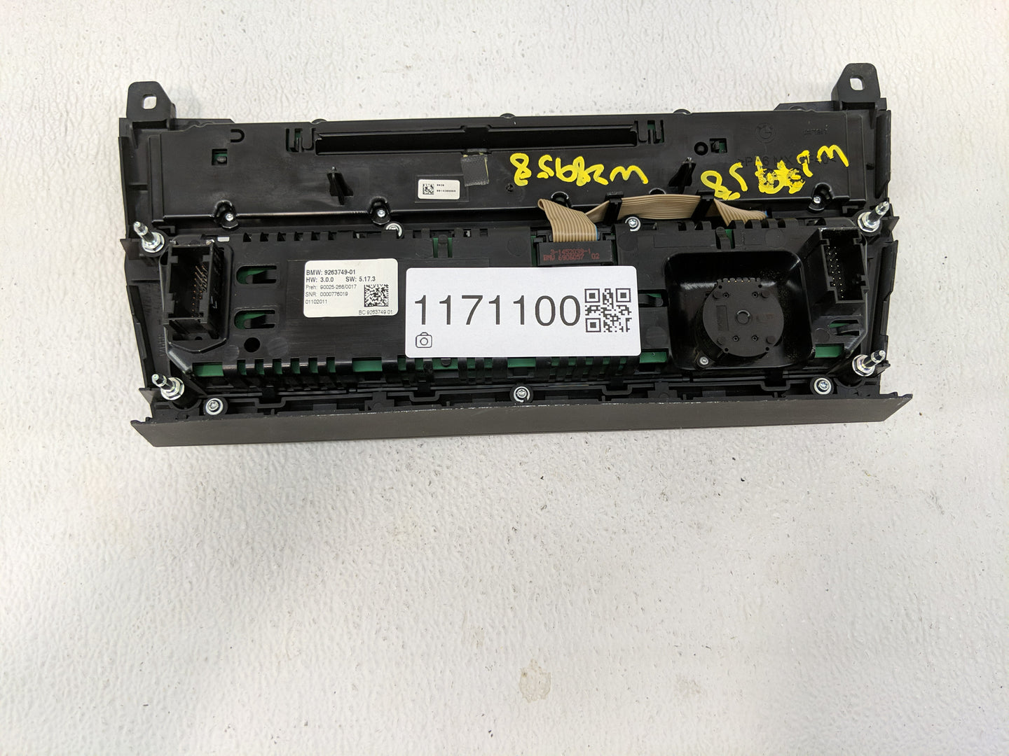2011-2016 Bmw 528i Climate Control Module Temperature AC/Heater Replacement P/N:9263749-01 9285333-01 Fits OEM Used Auto Par