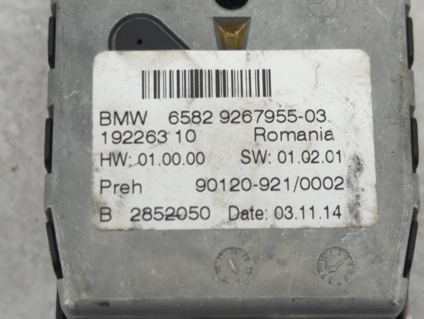 2012 Bmw 528i Radio AM FM Cd Player Receiver Replacement P/N:9267955-03 65829267955-03, 90120-921/0002 Fits Fits 2014 2015 2