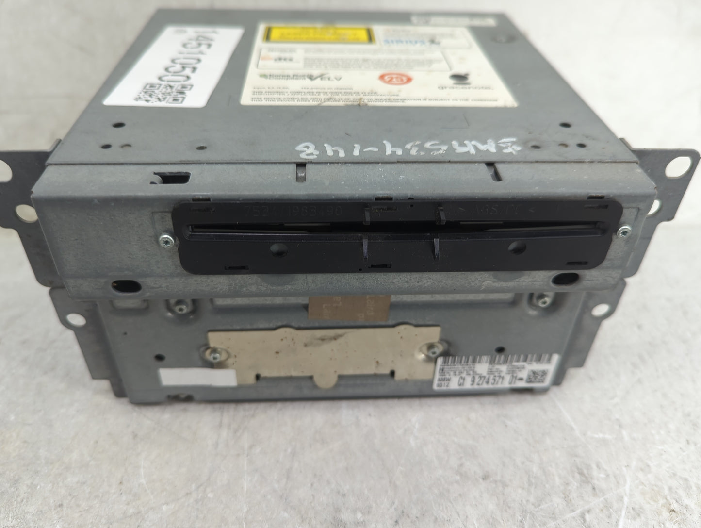 2011-2012 Bmw 528i Radio AM FM Cd Player Receiver Replacement P/N:9274571 HB9581, CI927457101 Fits Fits 2010 2011 2012 OEM U