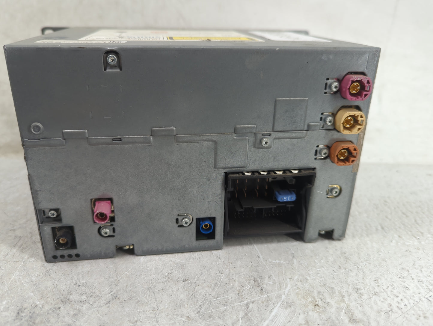 2011-2012 Bmw 528i Radio AM FM Cd Player Receiver Replacement P/N:9274571 HB9581, CI927457101 Fits Fits 2010 2011 2012 OEM U