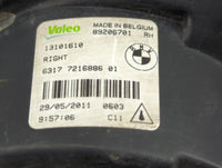 2011-2013 Bmw 528i Passenger Right Oem Front Light Lamp - Oemusedautoparts1.com