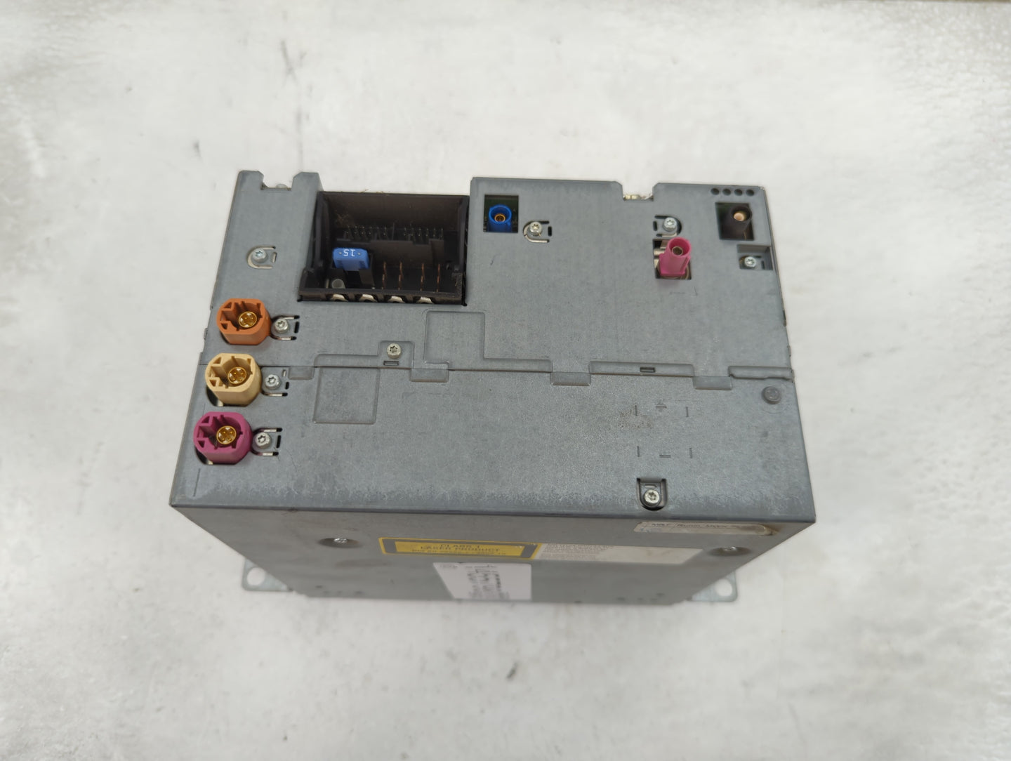 2011-2012 Bmw 528i Radio AM FM Cd Player Receiver Replacement P/N:9 274 571 01 Fits Fits 2010 2011 2012 OEM Used Auto Parts 