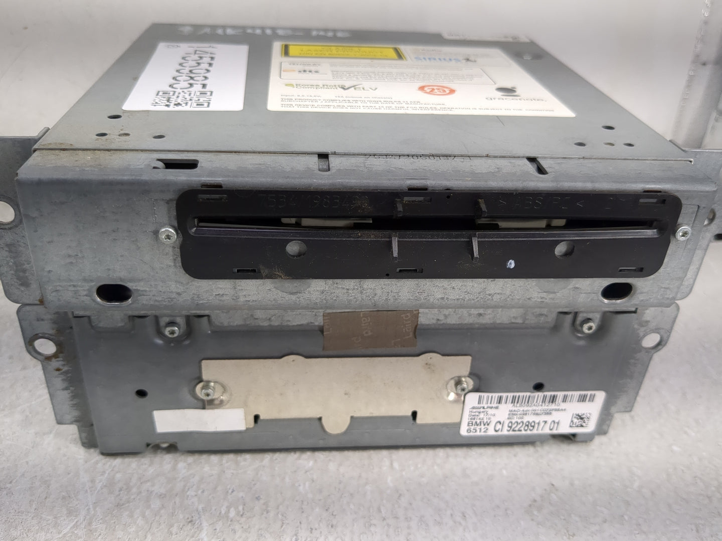 2011-2012 Bmw 528i Radio AM FM Cd Player Receiver Replacement P/N:9 274 571 01 Fits Fits 2010 2011 2012 OEM Used Auto Parts 