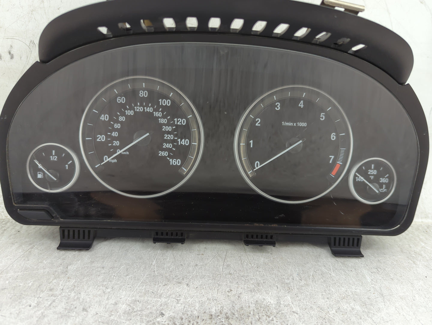 2012-2013 Bmw 528i Instrument Cluster Speedometer Gauges Miles: Fits Fits 2011 2012 2013 OEM Used Auto Parts - Oemusedautopa