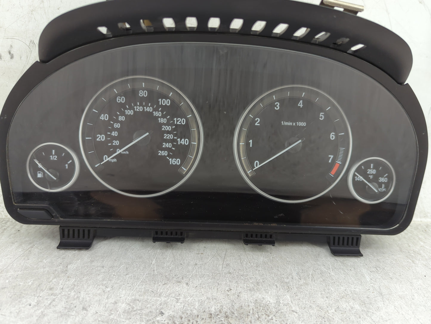 2012-2013 Bmw 528i Instrument Cluster Speedometer Gauges Miles: Fits Fits 2011 2012 2013 OEM Used Auto Parts - Oemusedautopa