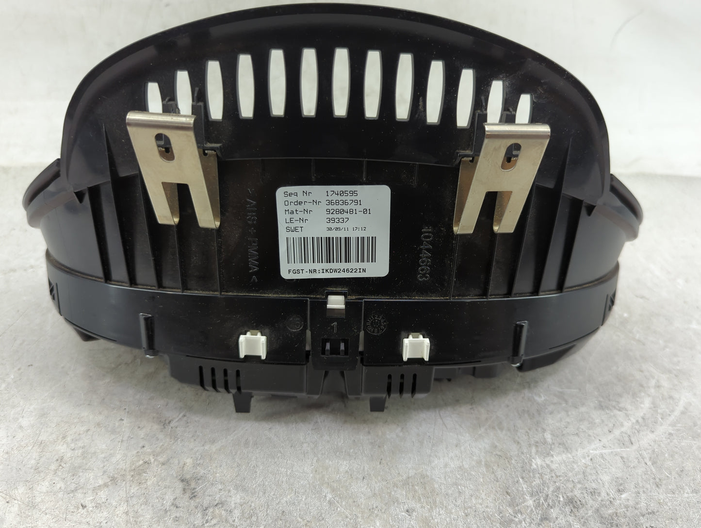 2012-2013 Bmw 528i Instrument Cluster Speedometer Gauges Miles: Fits Fits 2011 2012 2013 OEM Used Auto Parts - Oemusedautopa