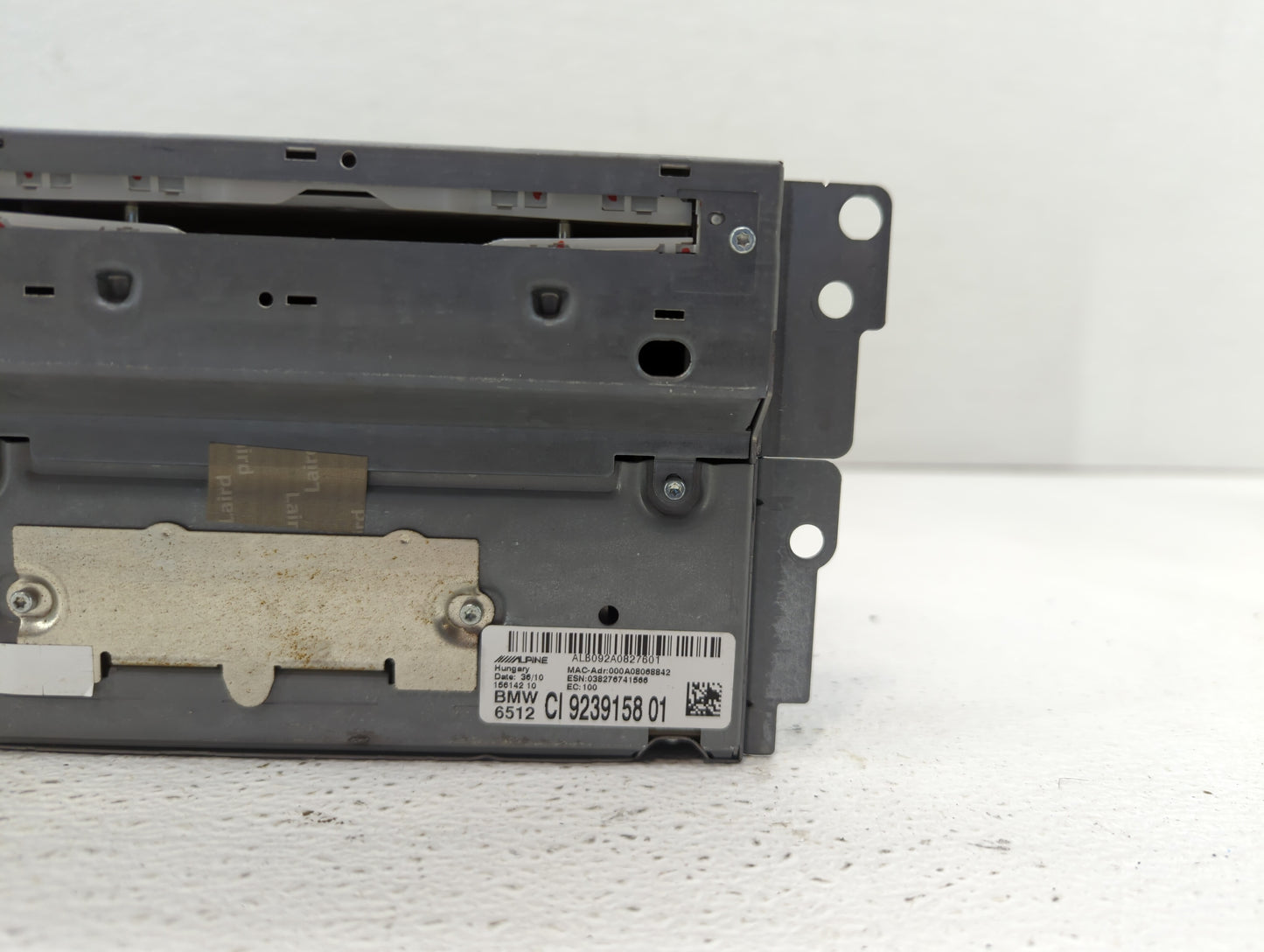 2011-2012 Bmw 528i Radio AM FM Cd Player Receiver Replacement P/N:9257010 9239157, 9237175, 9237176 Fits Fits 2010 2011 2012