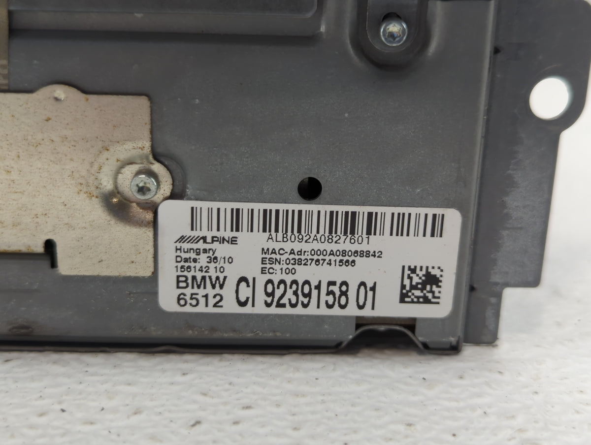 2011-2012 Bmw 528i Radio AM FM Cd Player Receiver Replacement P/N:9257010 9239157, 9237175, 9237176 Fits Fits 2010 2011 2012